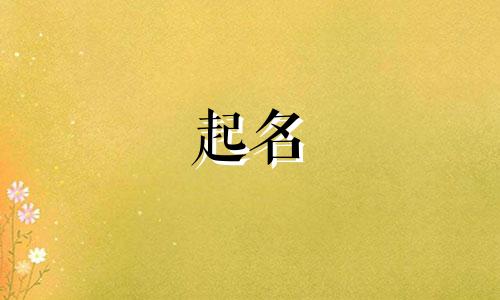 古人起名讲究单字有哪些