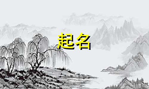 起名字大全男女都有哪些