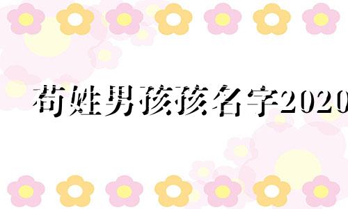 苟姓男孩孩名字2020 苟姓起名字