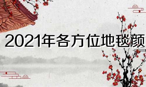 2021年各方位地毯颜色