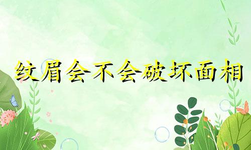 纹眉会不会破坏面相 纹眉会破坏面相风水吗?