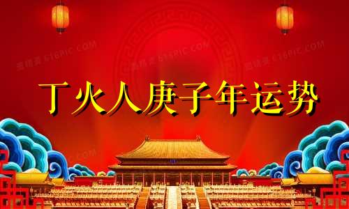 丁火人庚子年运势 