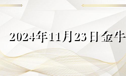 2024年11月23日金牛座 金牛座2021年11月