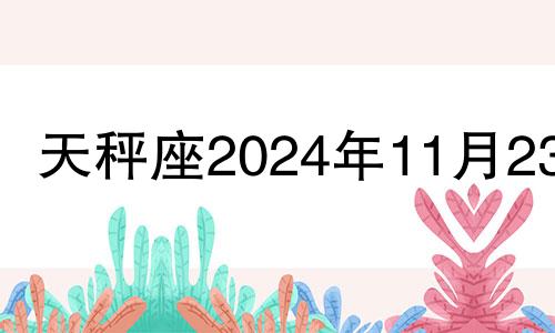 天秤座2024年11月23日 2024年11月11日