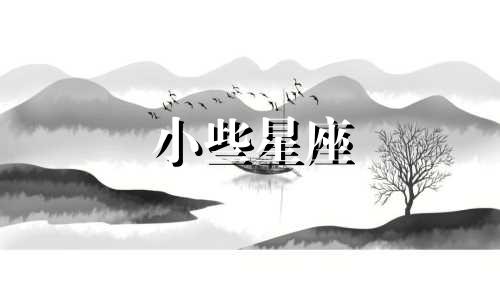 小些星座 12星座小