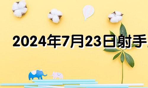 2024年7月23日射手座 2024年7月份射手座感情运势