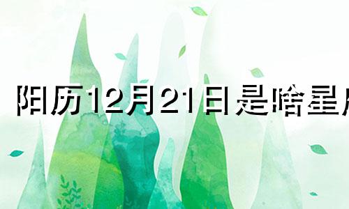 阳历12月21日是啥星座 阳历12月21日什么星座?