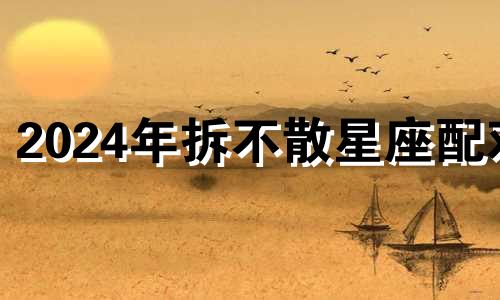 2024年拆不散星座配对 