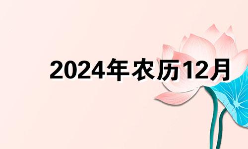 2024年农历12月 2024年12月生子吉日
