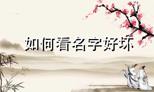 如何看名字好坏 怎样查看名字的好坏