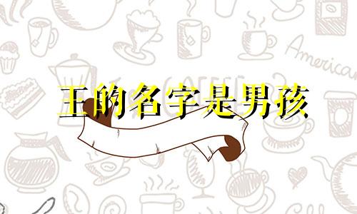 王的名字是男孩 姓王的名字