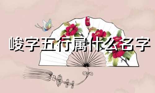 峻字五行属什么名字 峻字五行寓意