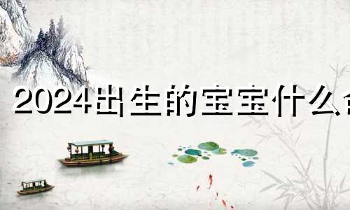 2024出生的宝宝什么命