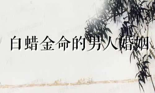 白蜡金命的男人婚姻 白蜡金的男命好吗?