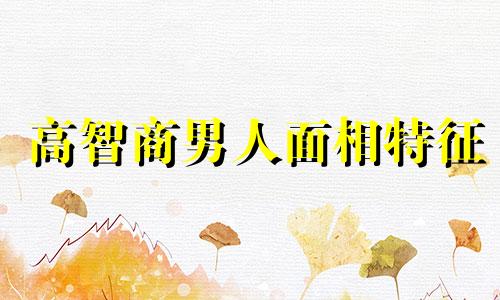 高智商男人面相特征 高智商男人长相
