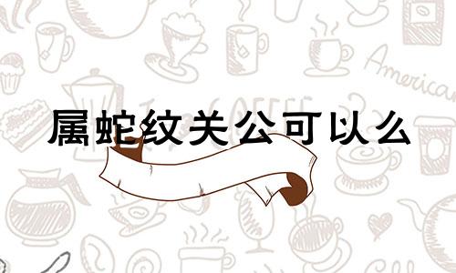 属蛇纹关公可以么 属蛇纹蛇可以吗