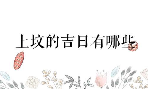 上坟的吉日有哪些 上坟规矩和忌讳忌日