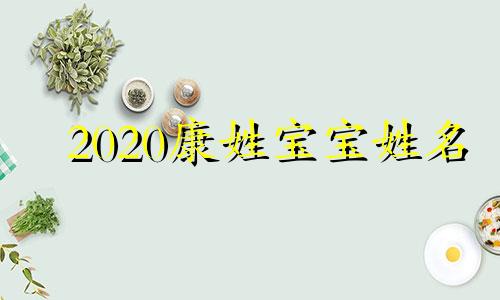 2020康姓宝宝姓名 取名字姓康