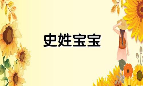 史姓宝宝 起名 