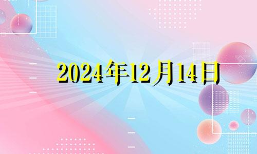 2024年12月14日 2020年12月14日时辰吉凶