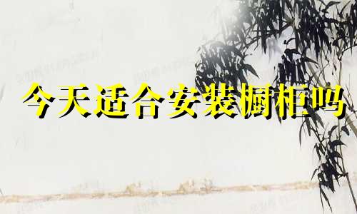 今天适合安装橱柜吗 今天日子适不适合买衣柜