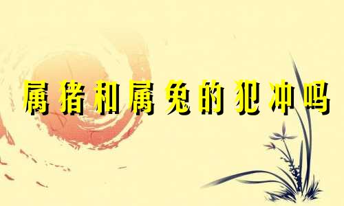 属猪和属兔的犯冲吗 属猪与属兔相冲吗