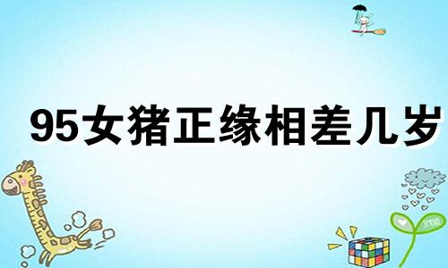 95女猪正缘相差几岁 95年最佳婚配属相
