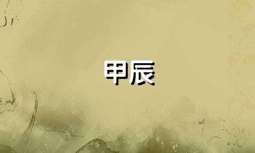 甲辰 时柱 甲辰时柱命怎么样