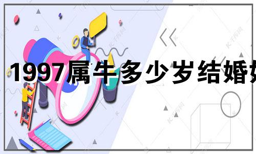 1997属牛多少岁结婚好 属牛人的爱情