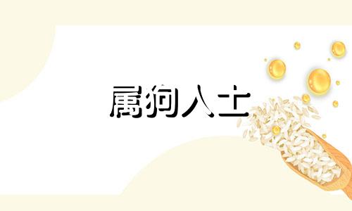 属狗人士 生肖属狗的人