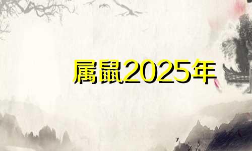 属鼠2025年 属鼠人2025年全年运势详解