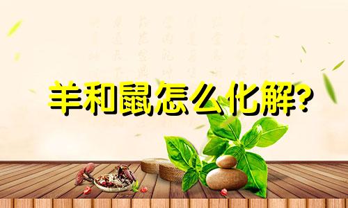 羊和鼠怎么化解? 羊鼠和吗?