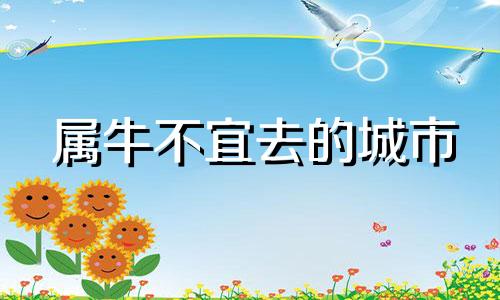 属牛不宜去的城市 属牛人易趣的方向和城市
