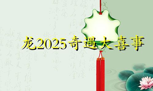 龙2025奇遇大喜事