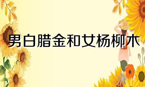 男白腊金和女杨柳木 白腊金与杨柳木配吗