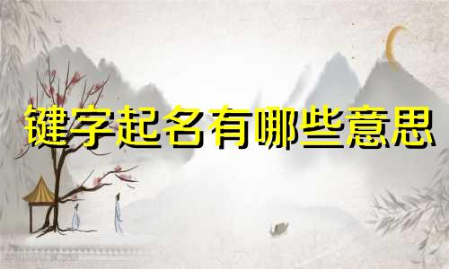 键字起名有哪些意思