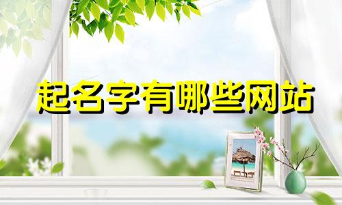 起名字有哪些网站