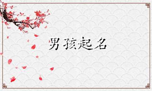 男孩起名 齐姓有哪些名字