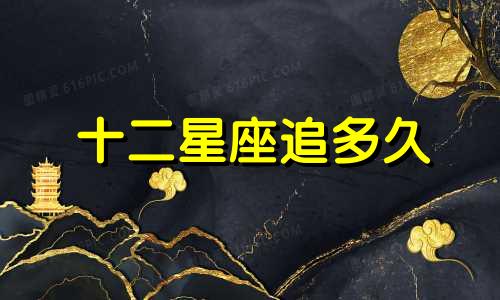 十二星座追多久