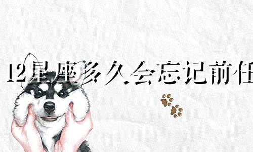 12星座多久会忘记前任