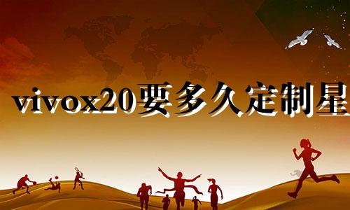 vivox20要多久定制星座