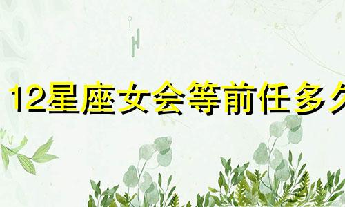12星座女会等前任多久
