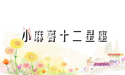 小麻薯十二星座 上新多久了