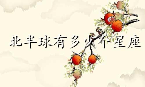 北半球有多少个星座