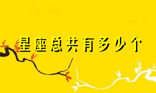 星座总共有多少个