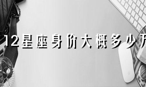 12星座身价大概多少万