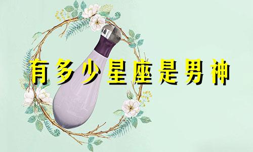 有多少星座是男神