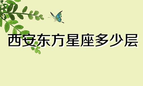 西安东方星座多少层