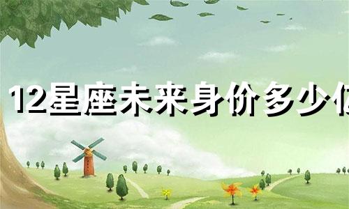 12星座未来身价多少亿