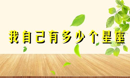 我自己有多少个星座